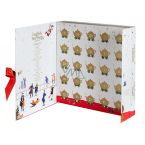 English Tea Shop Bio Adventní kalendář Wellness 25 kusů pyramidek sypaného čaje, 25 příchutí, 50 g, dárková sada