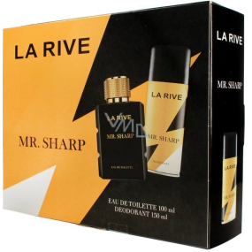 La Rive Mr.Sharp toaletní voda pro muže 100 ml + deodorant sprej 150 ml, dárková sada