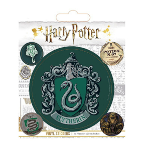 Epee Merch Harry Potter - Zmijozel Sada samolepek 5 kusů