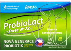 Favea ProbioLact forte N°12 probiotika s vitaminem C a D doplněk stravy 30 tobolek