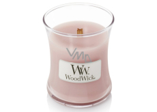WoodWick Rosewood - Palisandr vonná svíčka s dřevěným knotem a víčkem sklo malá 85 g
