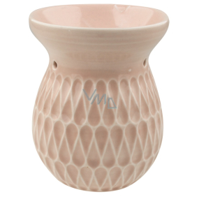 Aromalampa keramická starorůžová 12 cm