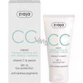 Ziaja CC krém SPF10 podrážděná, citlivá pleť s rozšířenými žilkami 50 ml