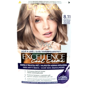 Loreal Paris Excellence Cool Creme barva na vlasy 8.11 Ultra popelavá světlá blond