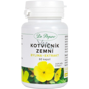 Dr. Popov Kotvičník zemní kapsle 60 kusů 32 g