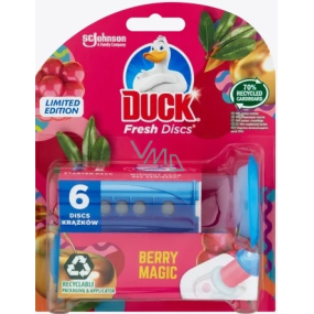 Duck Fresh Discs Berry Magic WC gel pro hygienickou čistotu a svěžest Vaší toalety 36 ml