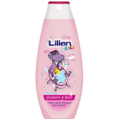 Lilien Girls šampon a pěna do koupele 2v1 pro dívky 400 ml