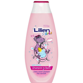 Lilien Girls šampon a pěna do koupele 2v1 pro dívky 400 ml