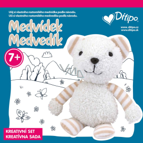 Ditipo Kreativní set šití Medvídek pro děti věk 7+