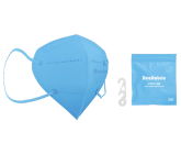 Healfabric Respirátor ústní ochranný 5-vrstvý FFP2 obličejová maska světle modrá 1 kus