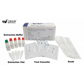 Bio-Pharm Wantai SARS-CoV-2 Ag Antigenní test na Covid19 k odběru z kraje nosu a kraje ústní dutiny 50 kusů