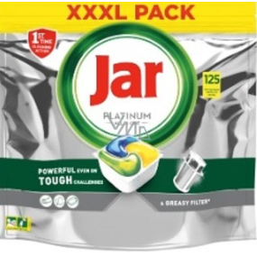 Jar Platinum All in One Lemon kapsle do myčky nádobí 125 kusů