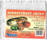 Impro Sáček mikroténový svačinový 12my 160 x 240 mm 50 kusů