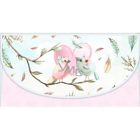 Nekupto Přání obálka na peníze Ptáčci 116 x 220 mm