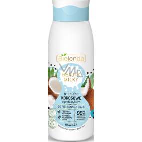 Bielenda Beauty Milky Kokosové mléko s probiotiky hydratační tělové mléko 400 ml