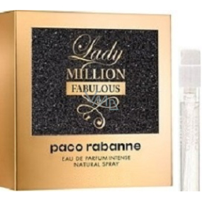 Paco Rabanne Lady Million Fabulous parfémovaná voda pro ženy 1,5 ml s rozprašovačem, vialka
