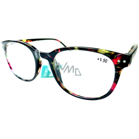 Berkeley Čtecí dioptrické brýle +1,5 plast mourovaté fialovo-hnědé 1 kus MC2198