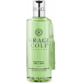 Grace Cole Grapefruit, Lime & Mint koupelový a sprchový gel 300 ml