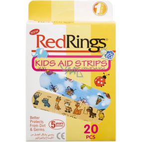 RedRings Kids Aid Strips náplast pro děti 20 kusů