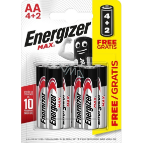 Energize AA / LR6 Max baterie 4 + 2 zdarma