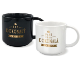 Nekupto Párové hrnky Pan dokonalý a Paní dokonalá 2 x 350 ml