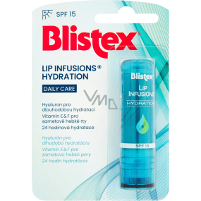 Blistex Infusions Hydration SPF15 hydratační balzám na rty 3,7 g