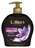 Lilien Exclusive Wild Orchid krémové tekuté mýdlo dávkovač 500 ml