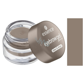 Essence Colour & Shape gel na obočí 03 Medium Brown 3 g