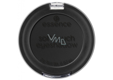 Essence Soft Touch mono oční stíny 06 Pitch Black 2 g