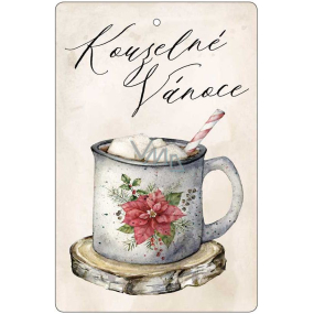 Bohemia Gifts Aromatická vonná karta Kouzelné Vánoce 10,5 x 16 cm