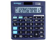 Donau Tech Kancelářská kalkulačka 12místná černá 110 x 122 x 27 mm