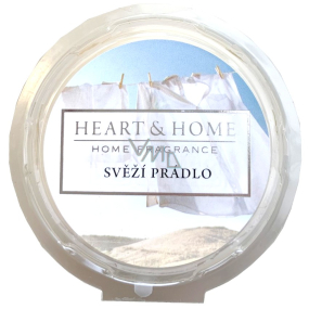 Heart & Home Svěží prádlo Sojový přírodní vonný vosk 26 g