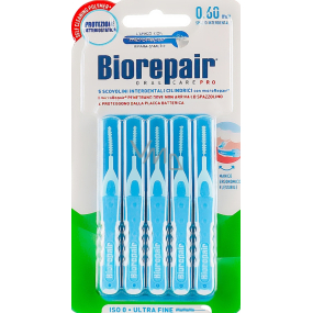 Biorepair Super Fine mezizubní kartáčky 0,6 mm světle modré 5 kusů