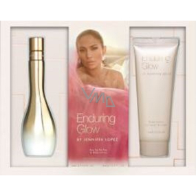 Jennifer Lopez Enduring Glow parfémovaná voda pro ženy 30 ml + tělové mléko 75 ml, dárková sada pro ženy