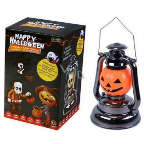 Rappa Halloween Lampa dýně se zvukovým a světelným efektem 18 cm