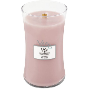 WoodWick Rosewood - Palisandr vonná svíčka s dřevěným knotem a víčkem sklo velká 609 g
