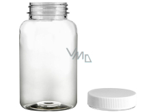 Lahvička průhledná plastová, s uzávěrem 100 ml