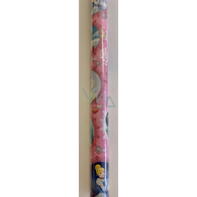 Zoewie Dárkový balicí papír 70 x 200 cm Disney růžový - Princezny v kolečkách