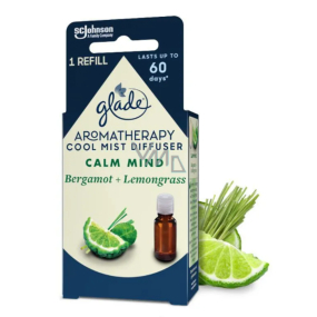 Glade Aromatherapy Cool Mist Diffuser Calm Mind Bergamot + Lemongrass náplň esenciální olej 17,4 ml