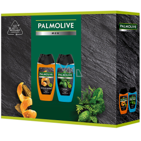 Palmolive Men Citrus Sport 3v1 sprchový gel na tělo, tvář a vlasy 2 x 250 ml, kosmetická sada pro muže
