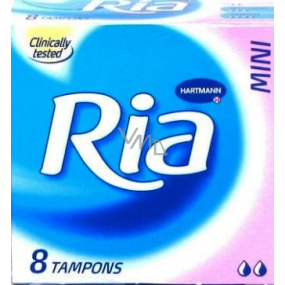 Ria Mini Comfort dámské tampony pro slabou menstruaci 8 kusů