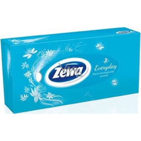 Zewa Everyday papírové kapesníky 2vrstvé 100 kusů krabička
