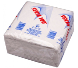 Séria 100 Papírové ubrousky bílé 1 vrstvé 33 x 33 cm 100 kusů