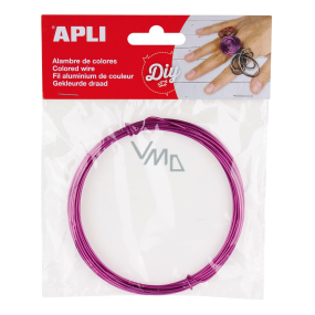 Apli Modelovací drát růžový 1,5 mm x 5 m 1 kus