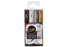 Posca Univerzální sada akrylátových popisovačů 0,7 - 1 mm Mix barev 4 kusy PC-1M