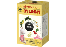Leros Dětský čaj bylinný vyvážená bylinná směs se šípkem a heřmánkem vhodná k doplnění pitného režimu našich nejmenších 20 x 1,8 g