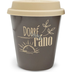 Nekupto Kafetearie hrnek To Go keramický Dobré ráno 300 ml