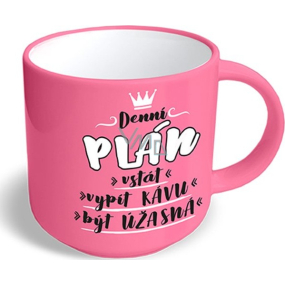 Nekupto Vtipný hrnek Denní plán… 300 ml