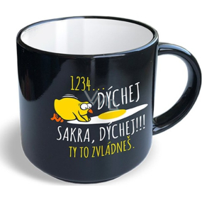 Nekupto Vtipný hrnek Dýchej sakra, dýchej... 300 ml