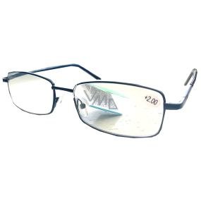 Berkeley Čtecí dioptrické brýle +1,5 černé kov 1 kus MC2086